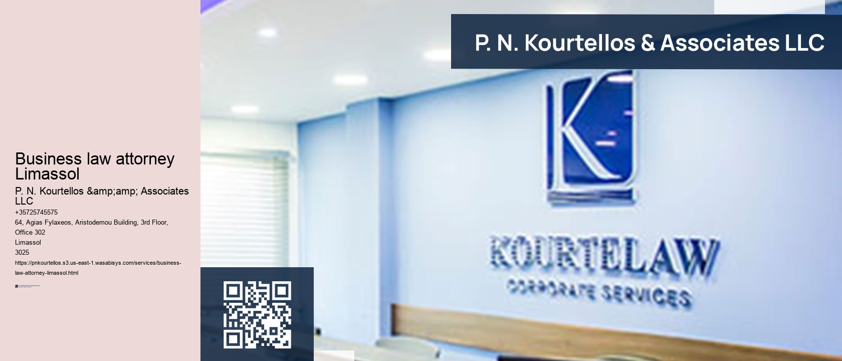 Business law attorney Limassol