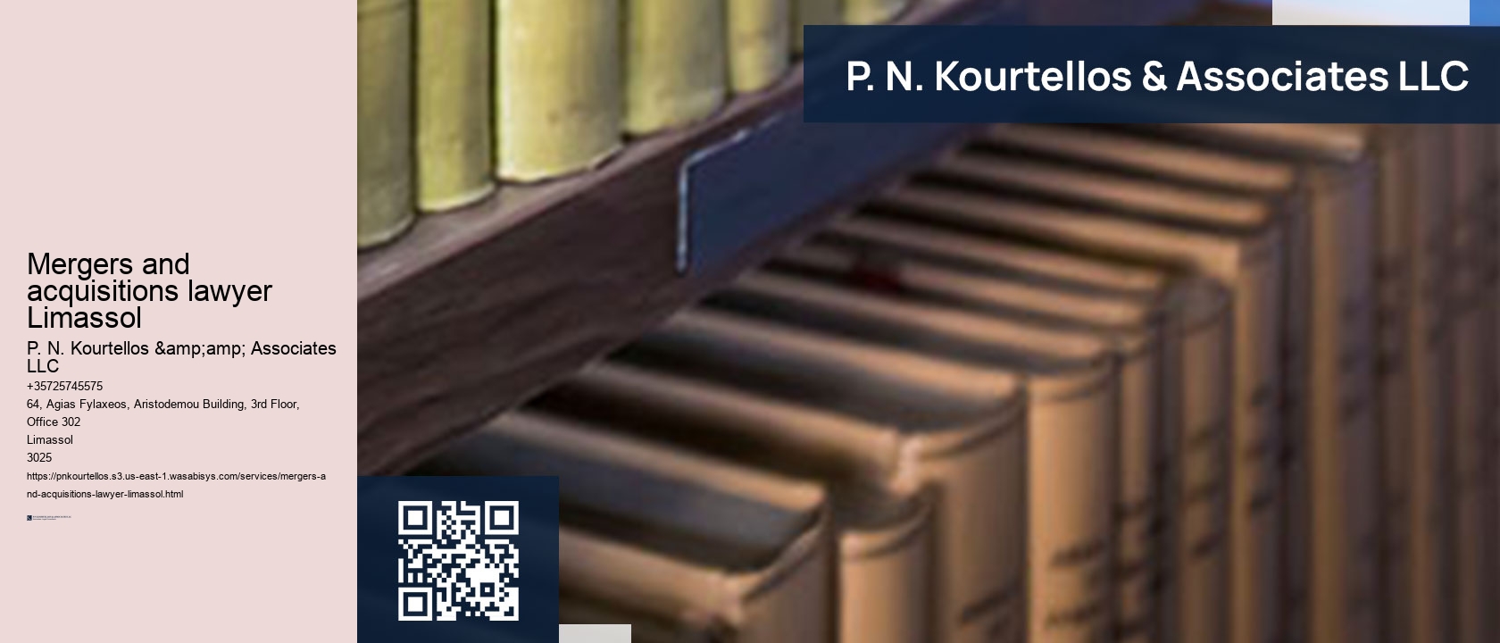 Mergers and acquisitions lawyer Limassol